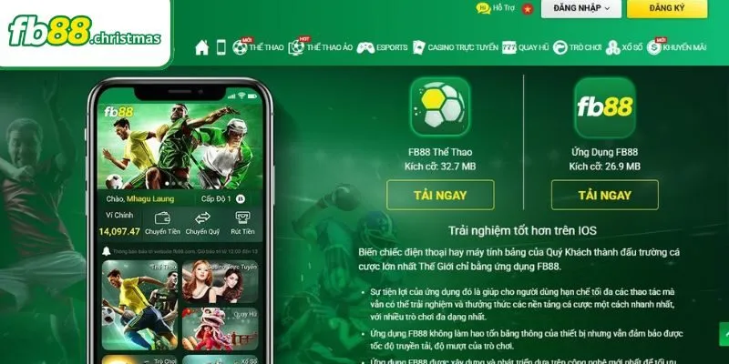 Tải App FB88 3 So sánh giải trí cá cược trên app và trên website